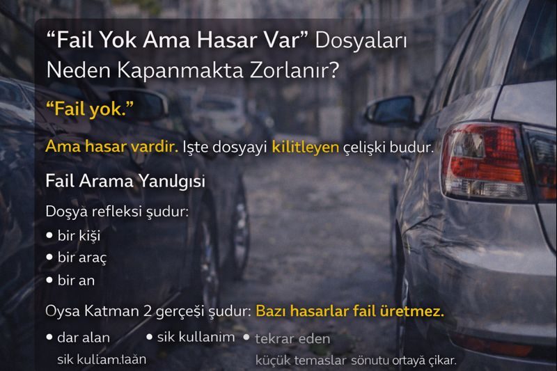 “Fail Yok Ama Hasar Var” Dosyaları Neden Kapanmakta Zorlanır?