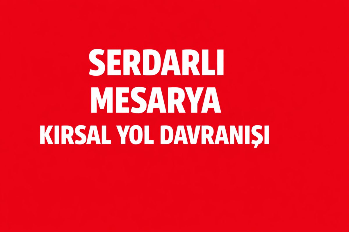 Serdarlı – Görneç Yolunda Sabah Sisi