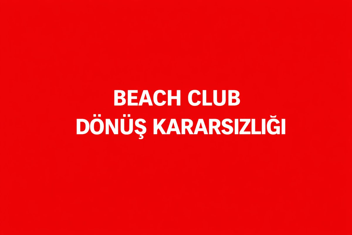 Girne Batı Ana Koridorunda Beach Club Dönüş Kararsızlığı