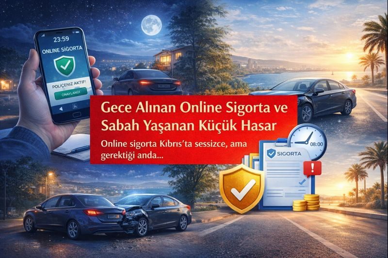 Gece Alınan Online Sigorta ve Sabah Yaşanan Küçük Hasar