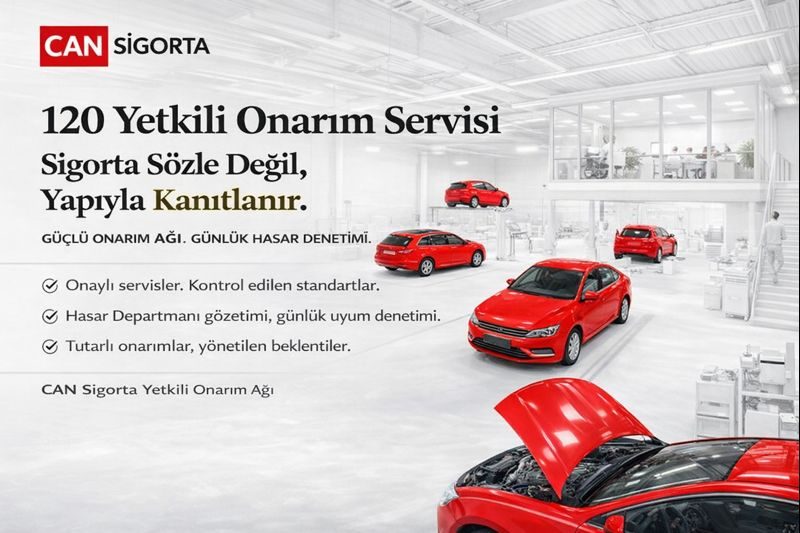120 Onaylı Onarım Noktası: CAN Sigorta Hasar Sürecini Nasıl Yapılandırır?
