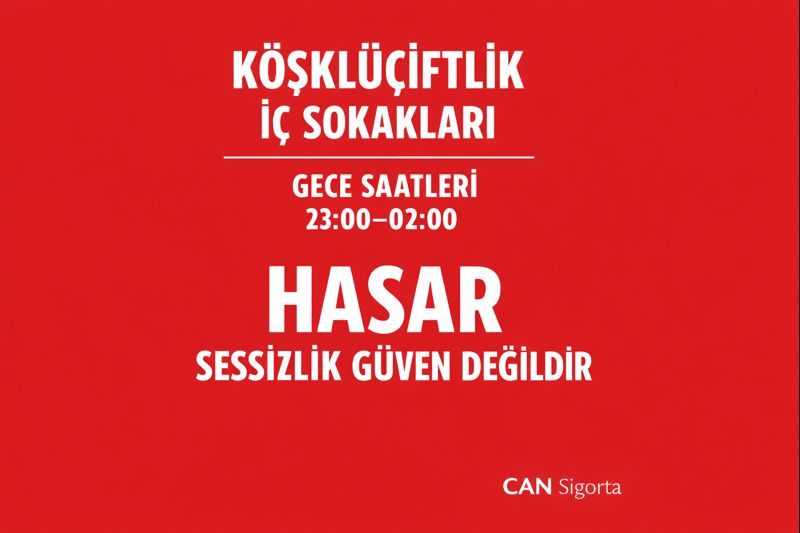 Köşklüçiftlik İç Sokakları – Gece Saatleri (23:00–02:00)