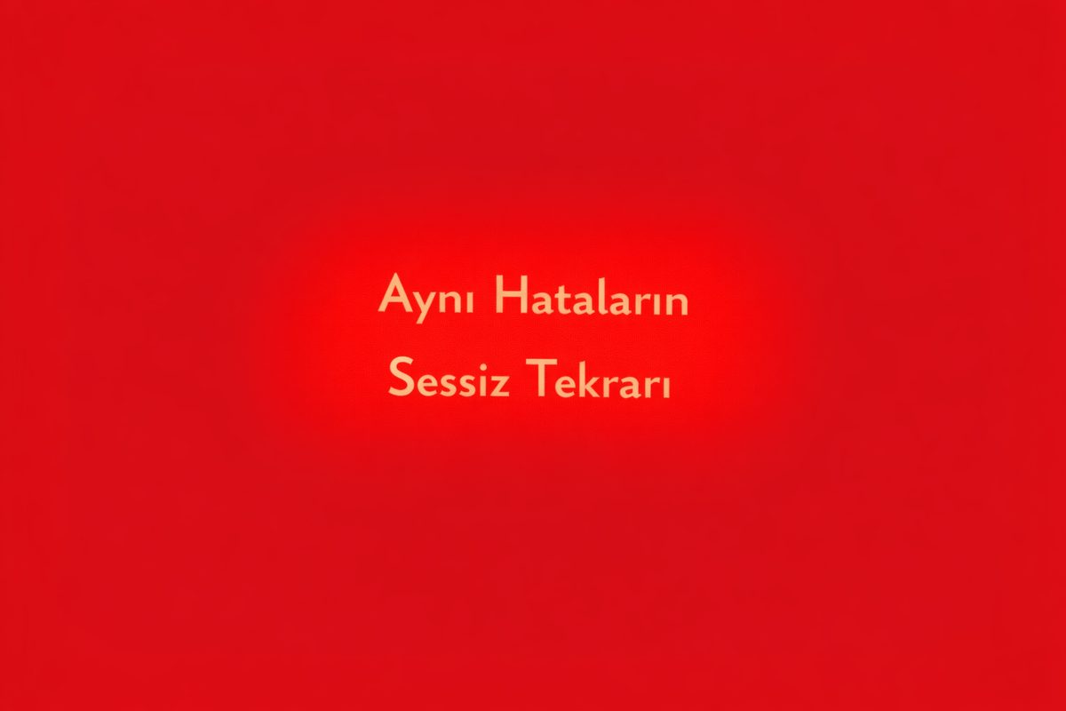 Aynı Hataların Sessiz Tekrarı