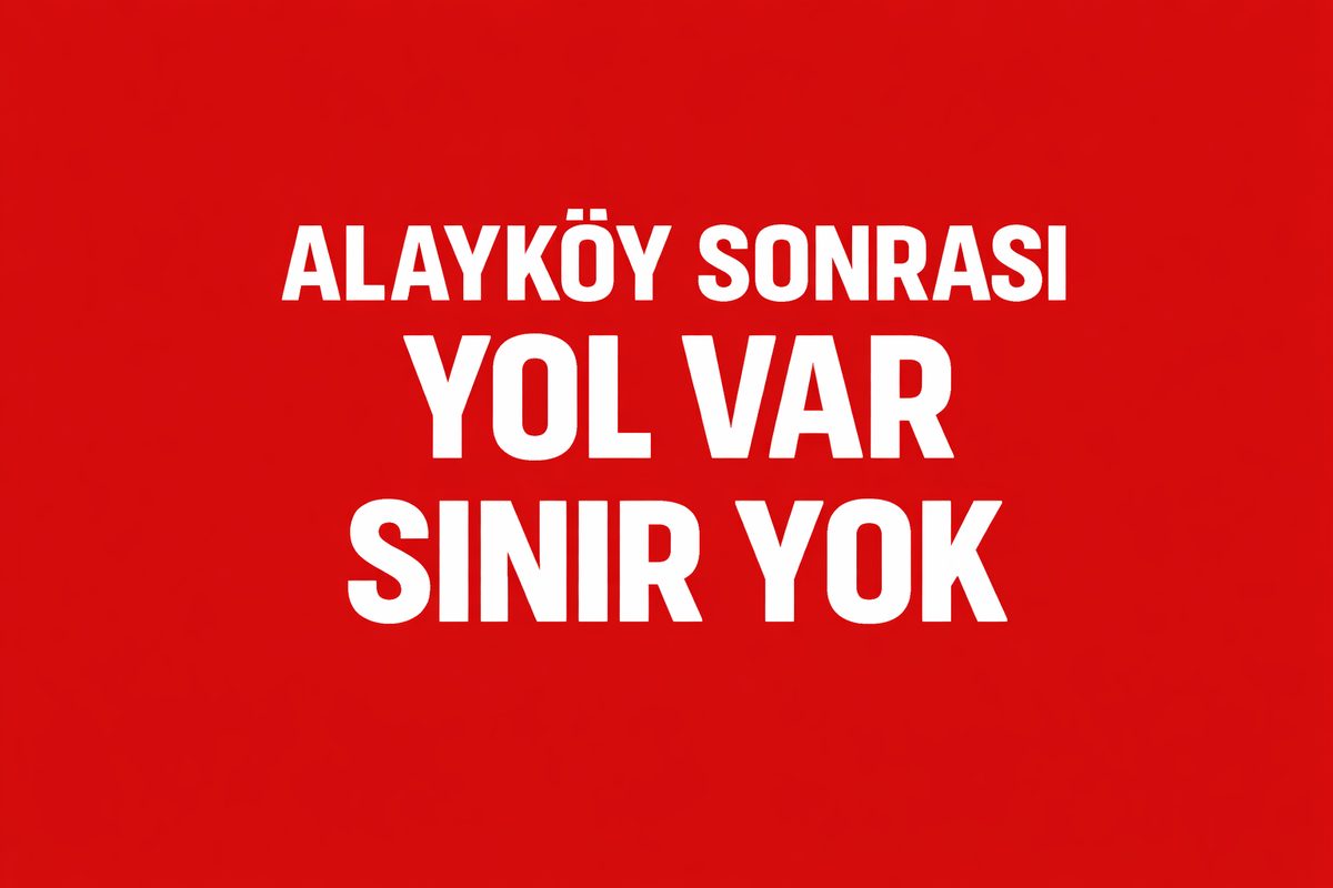 ALAYKÖY AÇIK AKS YAĞMURDA ÇAMUR TAŞMASI