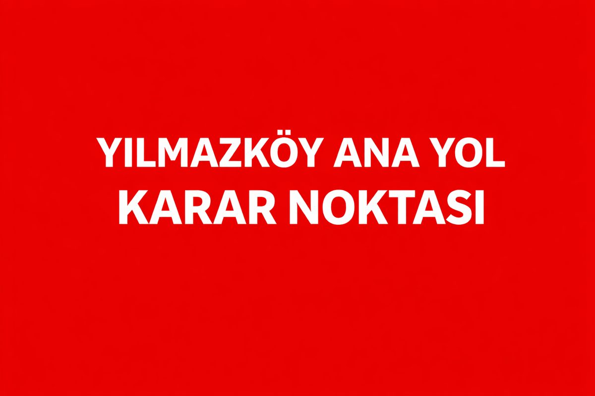 YILMAZKÖY TÜRKELİ YOLU DÖNÜŞTE HIZ VE AÇI UYUMSUZLUĞU