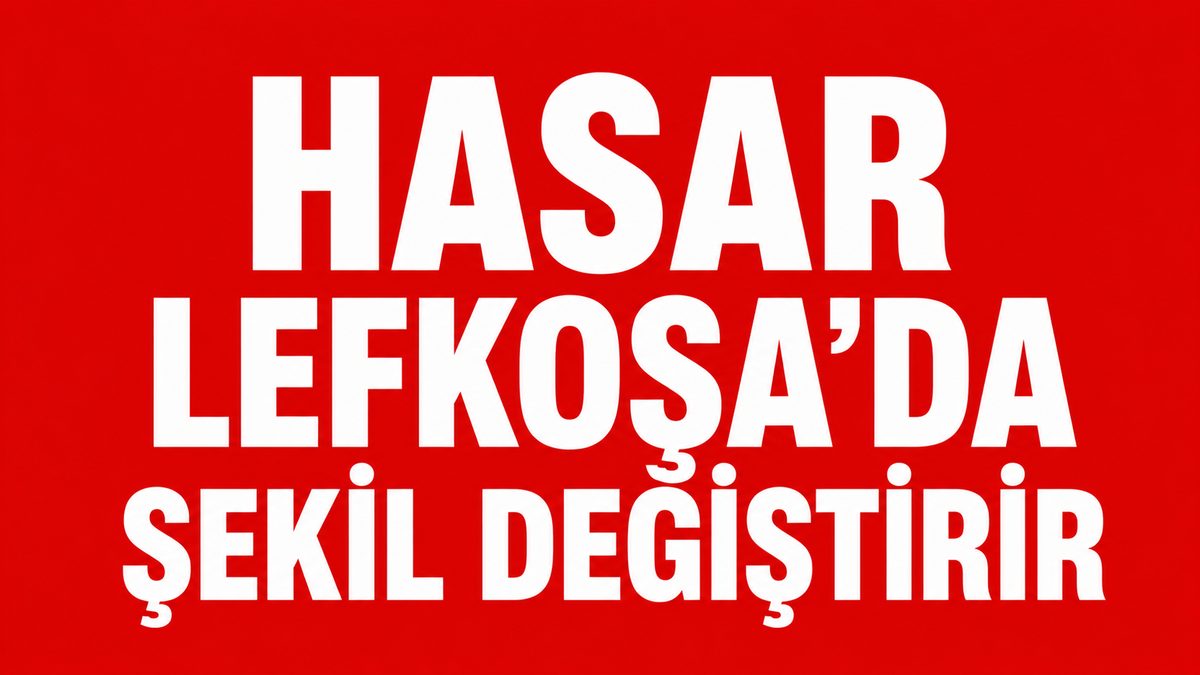 Lefkoşa Terminal Çevresinde Kısa Fren ve Tampon Hasarı