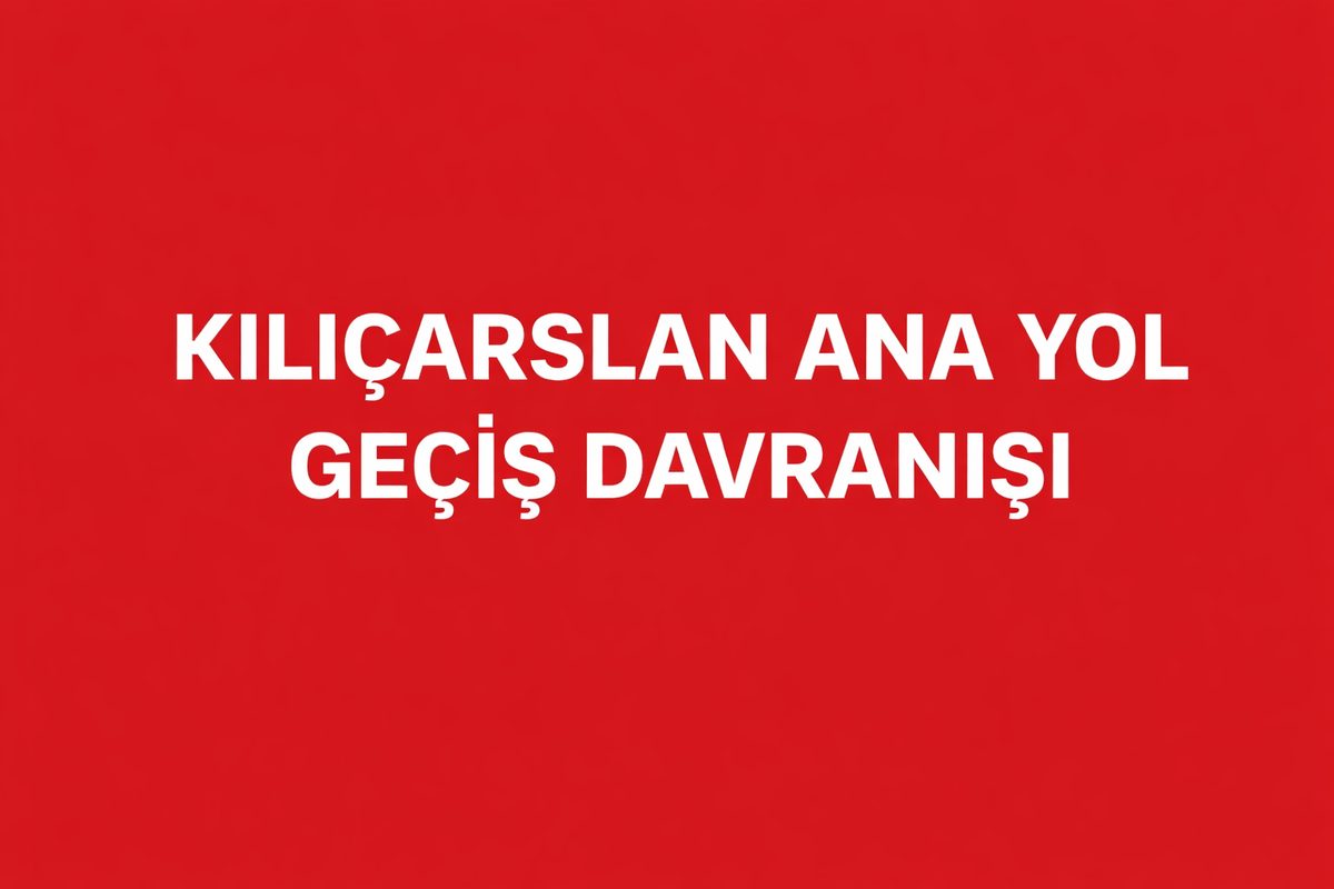 KILIÇARSLAN ANA YOL AKŞAM GÜNEŞİNDE MESAFEYİ YANLIŞ OKUMA