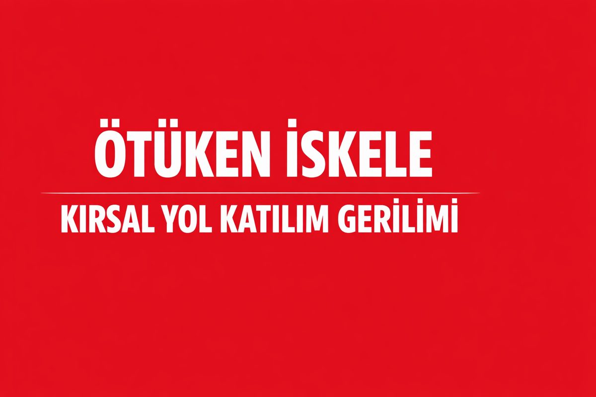 Ötüken İskele Yazlık Konut Bölgesinde Araç Park Düzeni