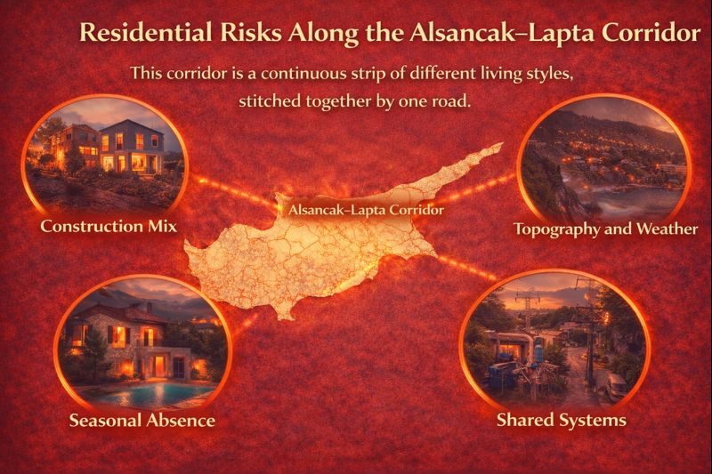 Residential Risks Along the Alsancak–Lapta Corridor