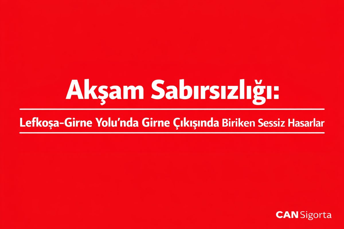 Girne Caddesi’nde Servis Duruşu Sonrası Açık Araç Kapısına Temas