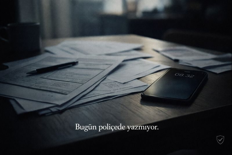 Poliçede Yazmayan Bir Gün