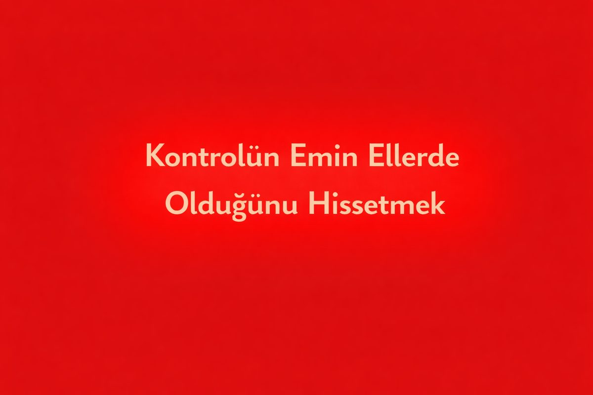 Kontrolün Emin Ellerde Olduğunu Hissetmek