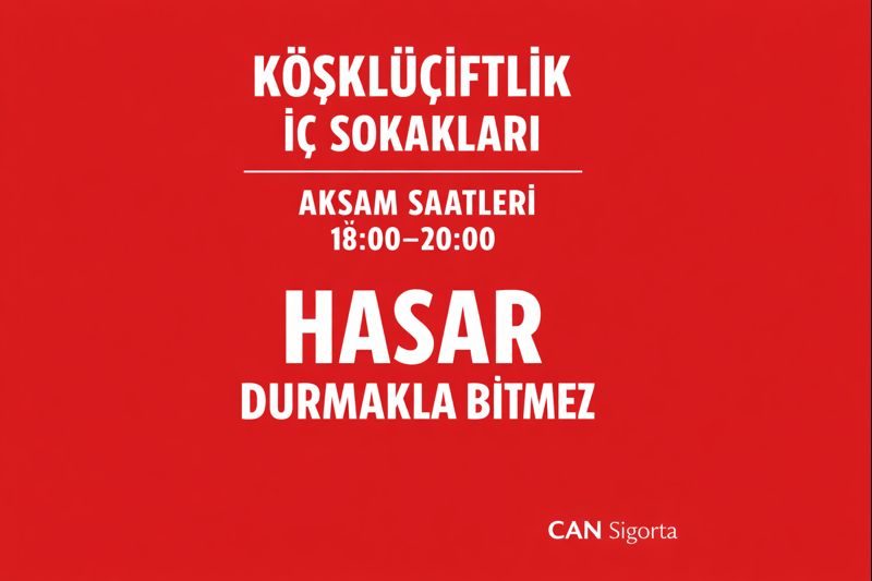 Köşklüçiftlik İç Sokakları – Sabah Saatleri (07:30–09:00)