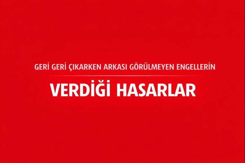 Geri Geri Çıkarken Arkası Görülmeyen Engellerin Verdiği Hasarlar