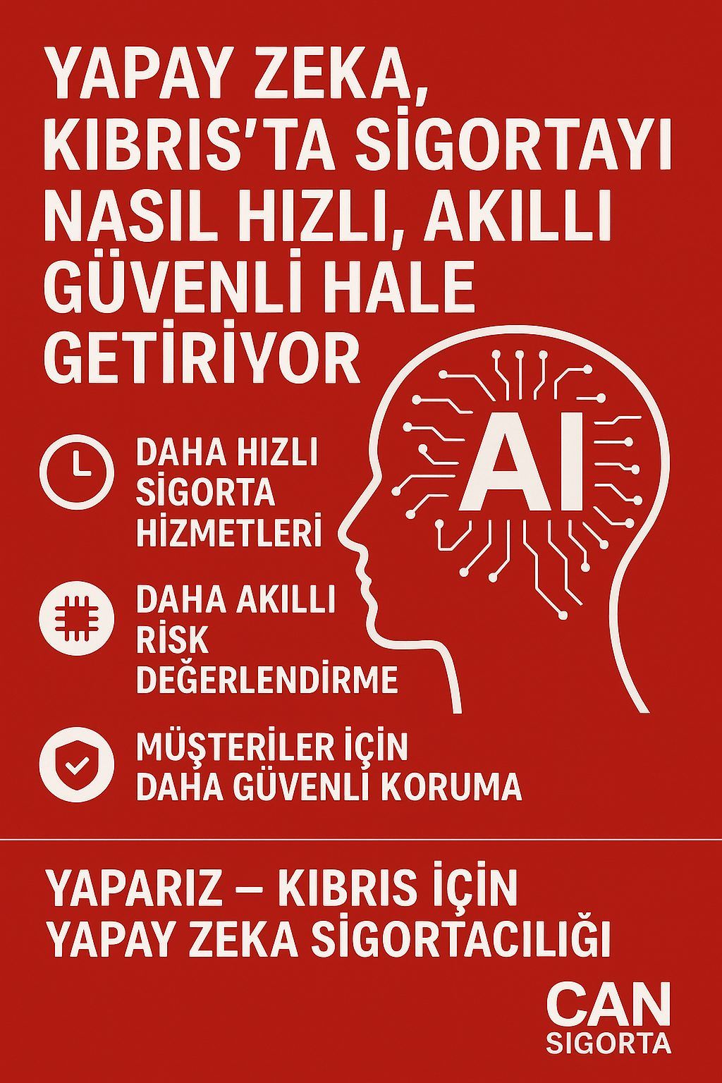 Yapay Zekâ (AI) Sigortayı Kıbrıs’ta Daha Hızlı, Daha Akıllı ve Daha Güvenli Hale Getiriyor