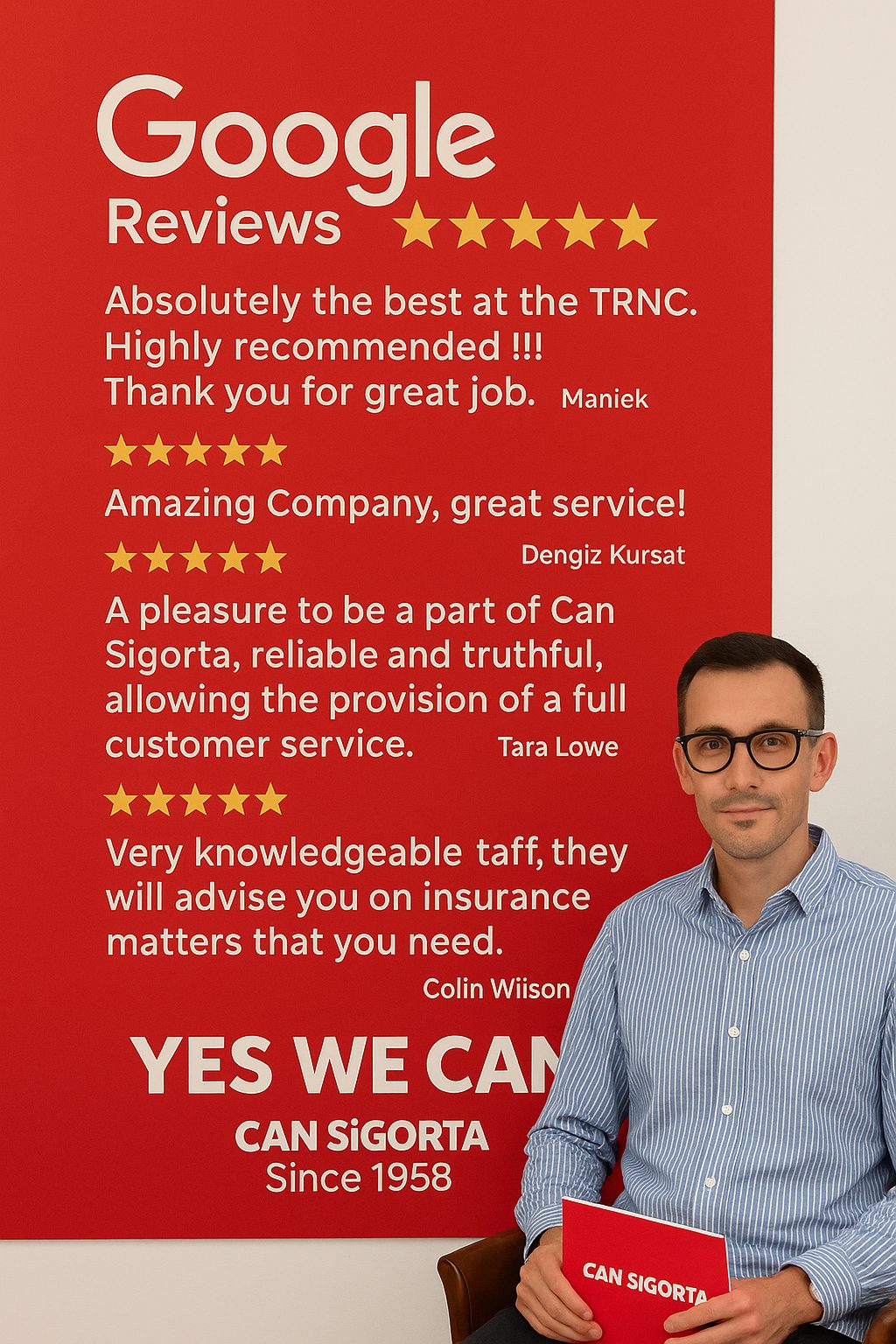 Thank You for Your Google Reviews – Can Sigorta