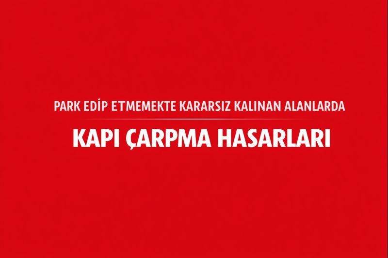 Lefkoşa-Park Edip Etmemekte Kararsız Kalınan Alanlarda Kapı Çarpma Hasarları