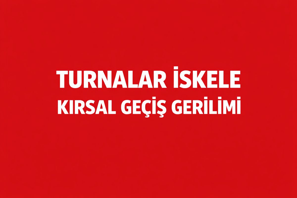 Turnalar İskele Tarla Çamurunun Yola Taşınması Riski