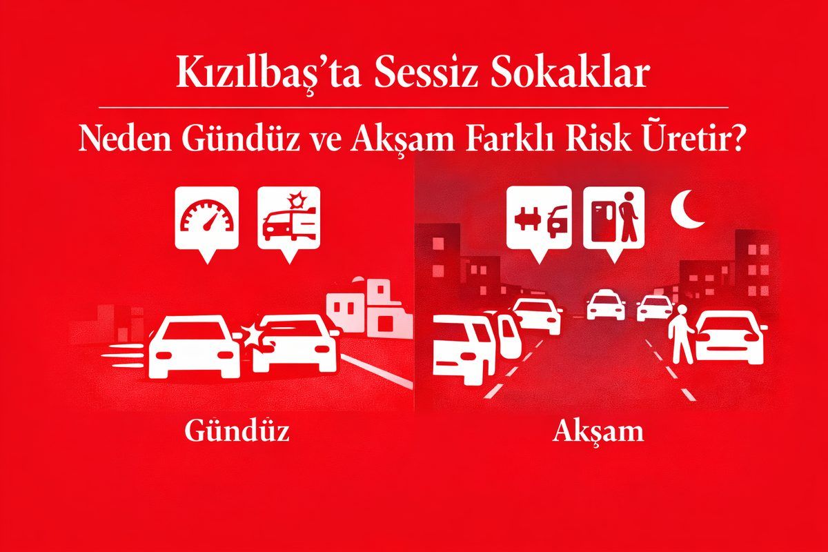 Kızılbaş’ta Sessiz Sokaklar Neden Gündüz ve Akşam Farklı Risk Üretir?