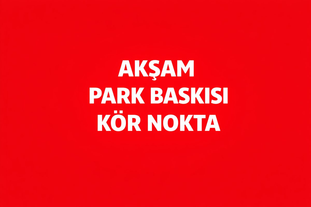 Hamitköy Lefkoşa'da Akşam Park Baskısı Kör Nokta