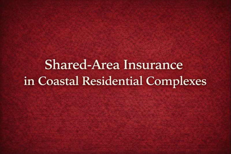 Shared-Area Insurance in Coastal Residential Complexes