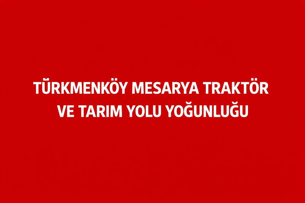 Türkmenköy Mesarya Yağmur Sonrası Çamurlu Yol Kenarları