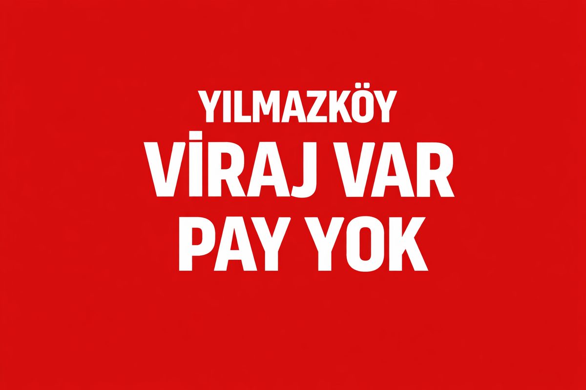 YILMAZKÖY VİRAJINDA KARŞI ŞERİT YAKINLAŞMASI