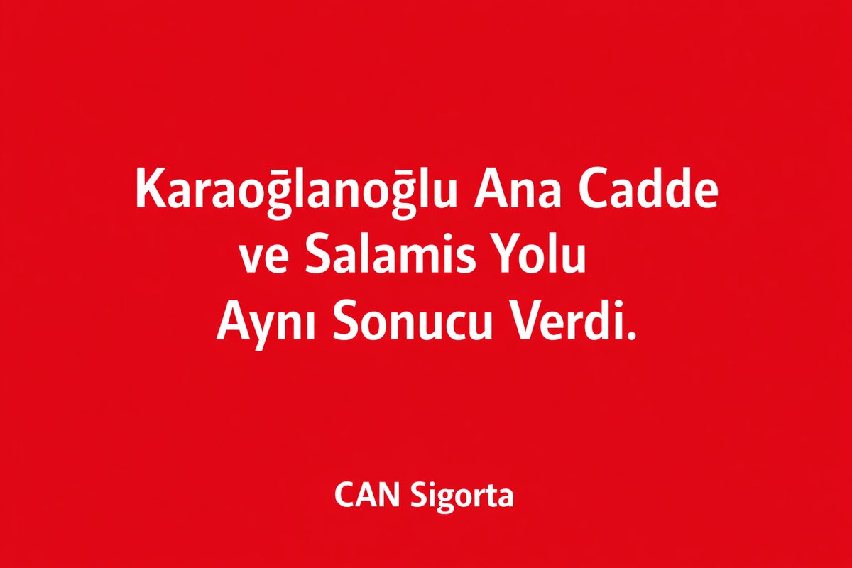 Karaoğlanoğlu Ana Cadde ve Salamis Yolu