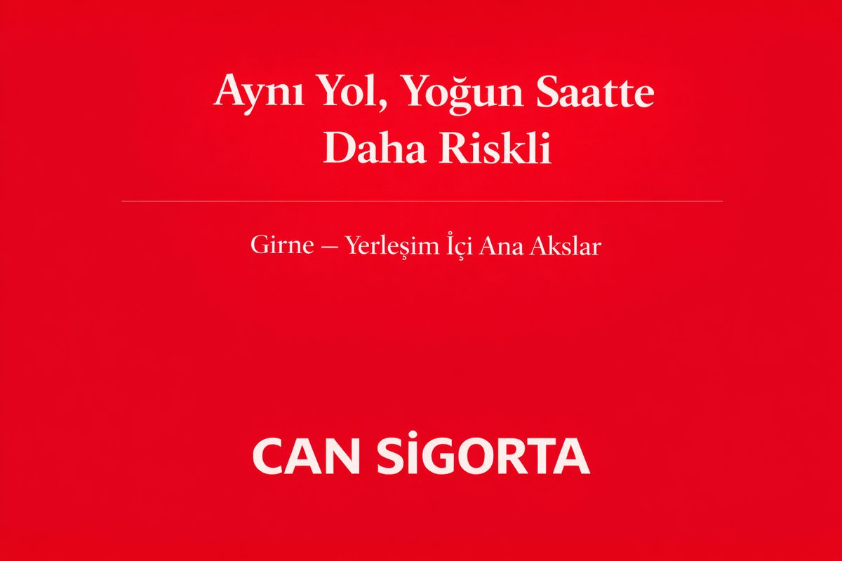 Aynı Yol, Yoğun Saatte Daha Riskli