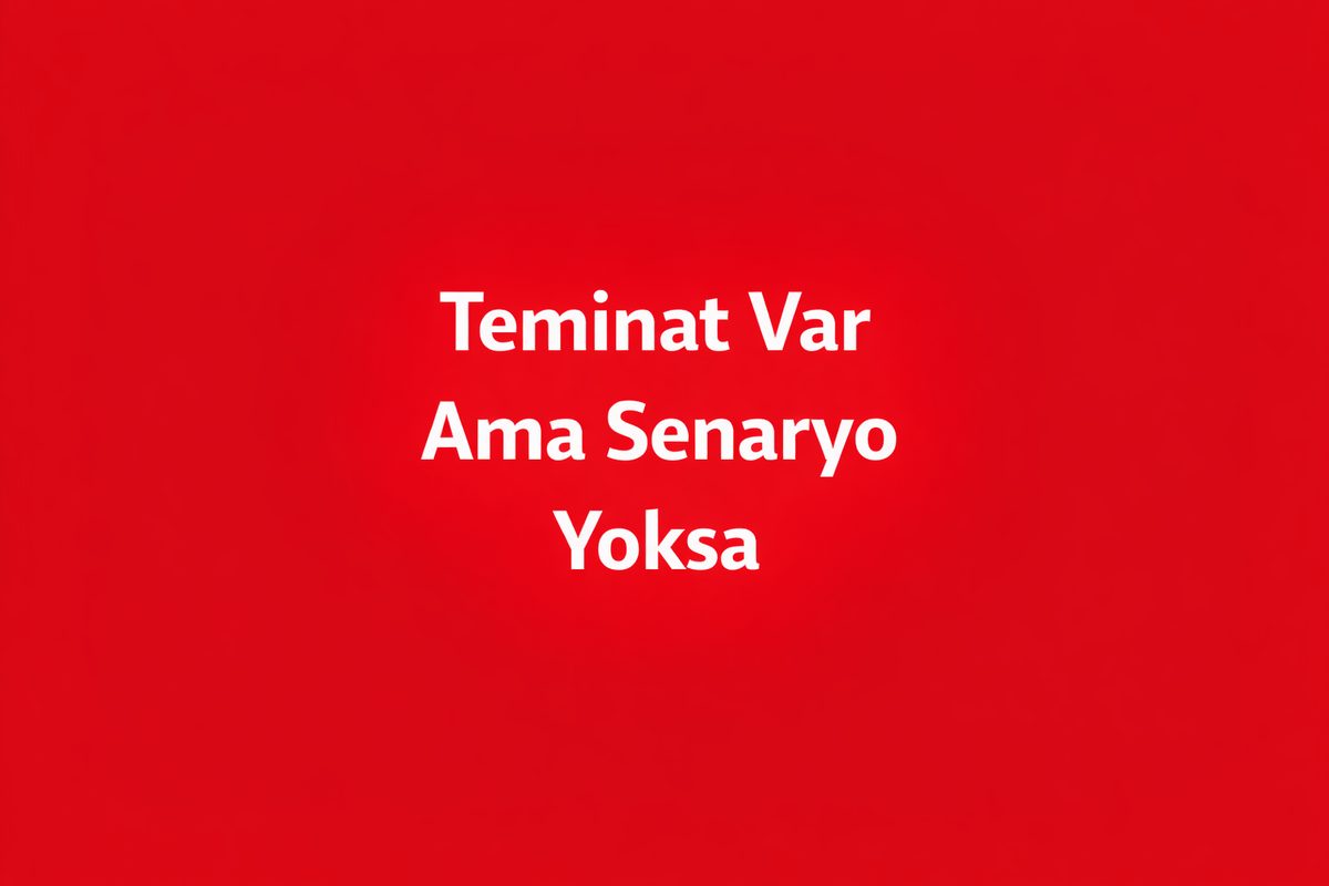 Teminat Var Ama Senaryo Yoksa