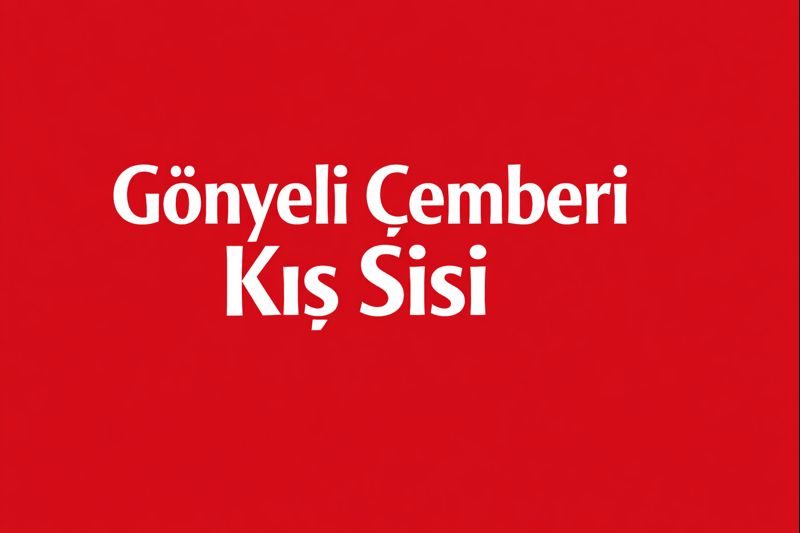 Gönyeli Çemberi – Kış Sisi