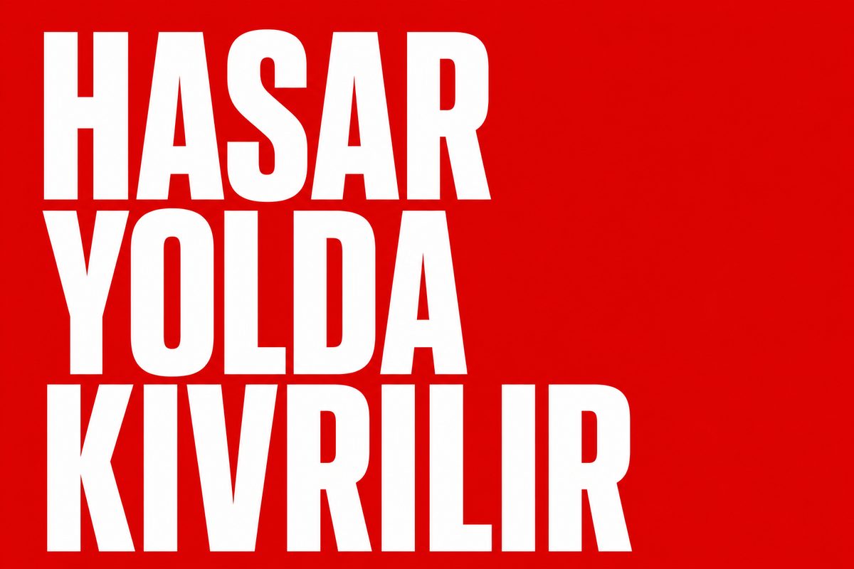 Bahçeli Tek Taraflı Yol Kenarı Hasarı: Bariyer, Taş ve Alt Takım