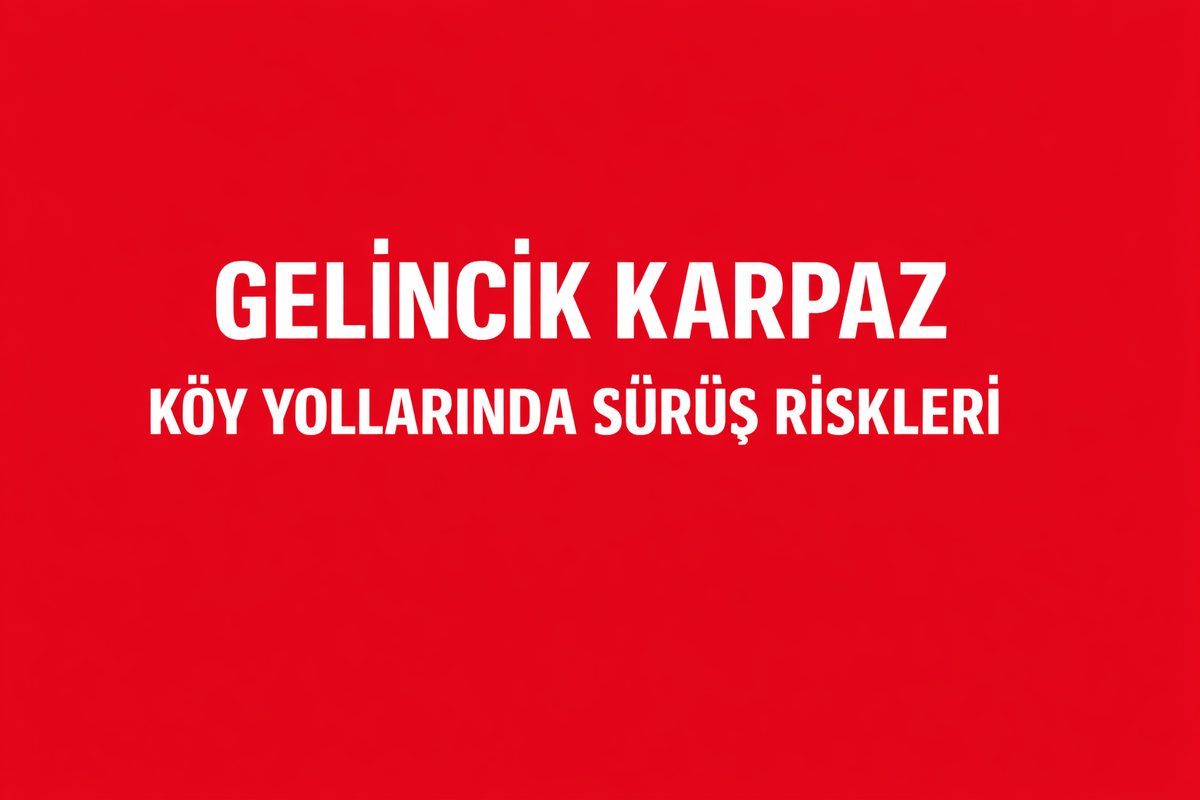 Gelincik Karpaz Rüzgârlı Günlerde Direksiyon Kontrolü