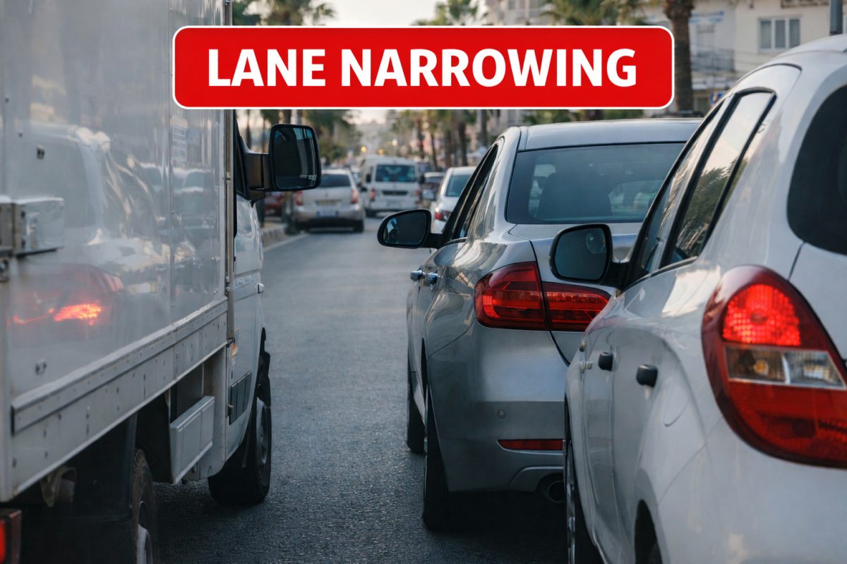 Girne Lane Narrowing