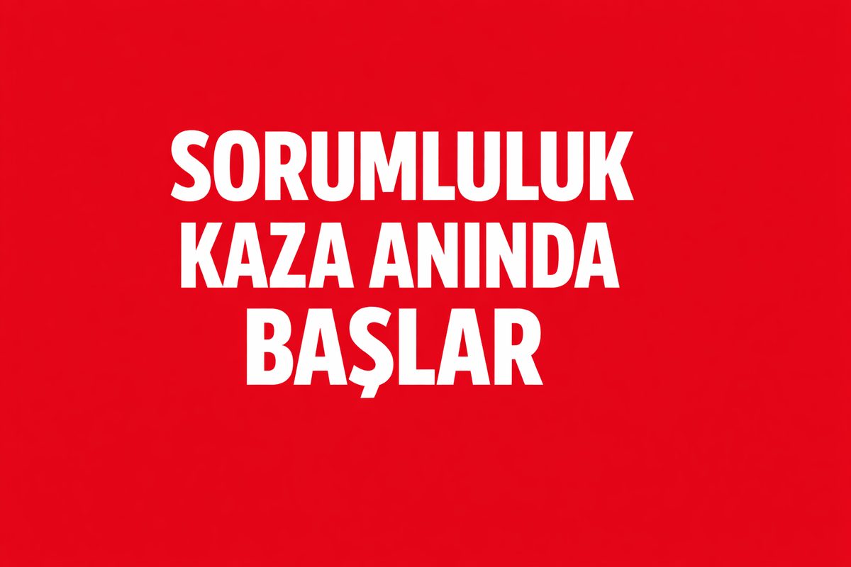 Boğaz Kavşağında Akşam Ana Yola Katılım ve Ön Çamurluk Hasarı