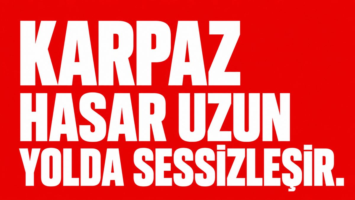 Ziyamet Girişinde Kısa Park ve Kapı Çizgisi Hasarı