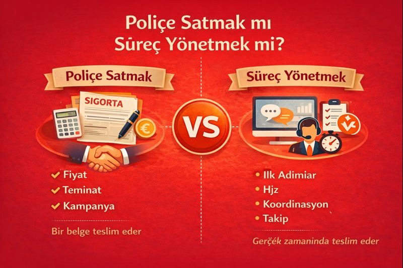 Poliçe Satmak mı, Süreç Yönetmek mi?