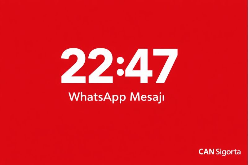 22:47’de Gelen WhatsApp Mesajı