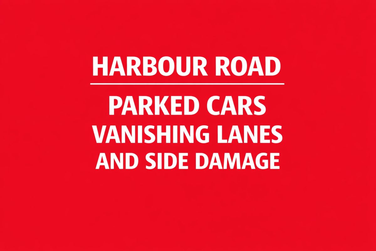 Girne Harbour Road: Parked Cars