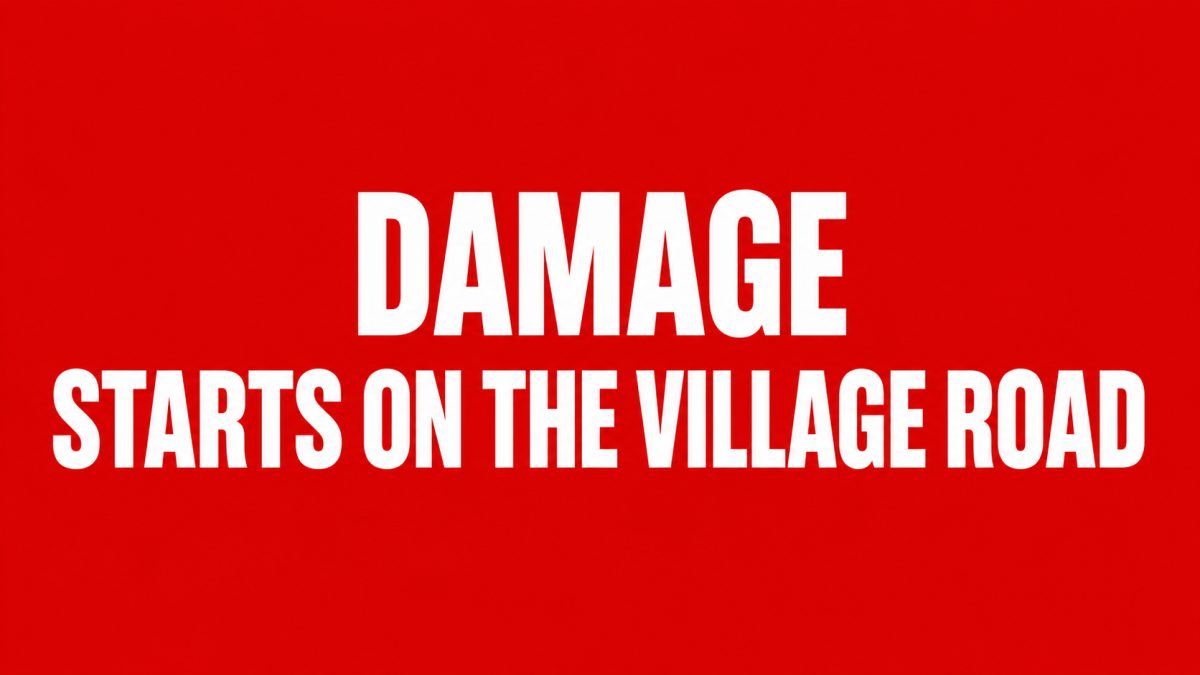Türkmenköy Vehicle Damage: Village Entrance and Short Braking Risk