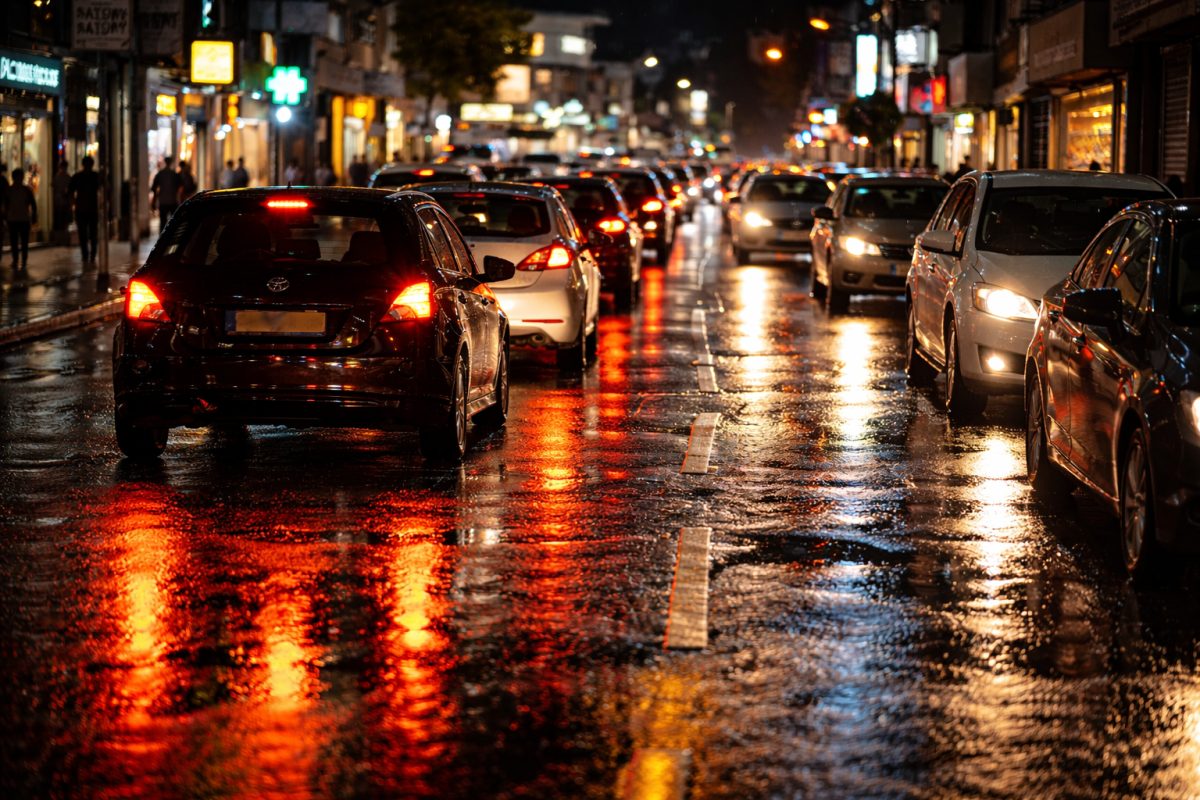 Evening Stop-and-Go Damage on Dereboyu’s Narrow Sections