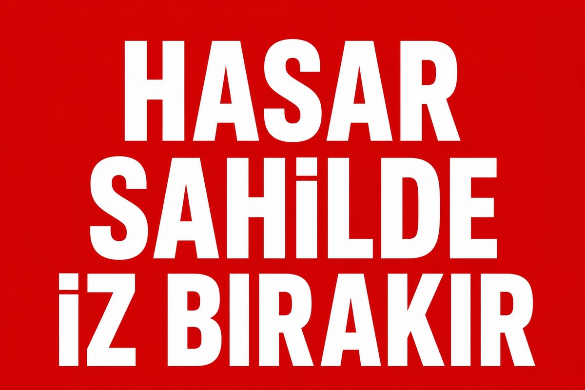 Mersinlik İç Yolunda Tarla Çıkışından Kaçınırken Yol Kenarı Hasarı