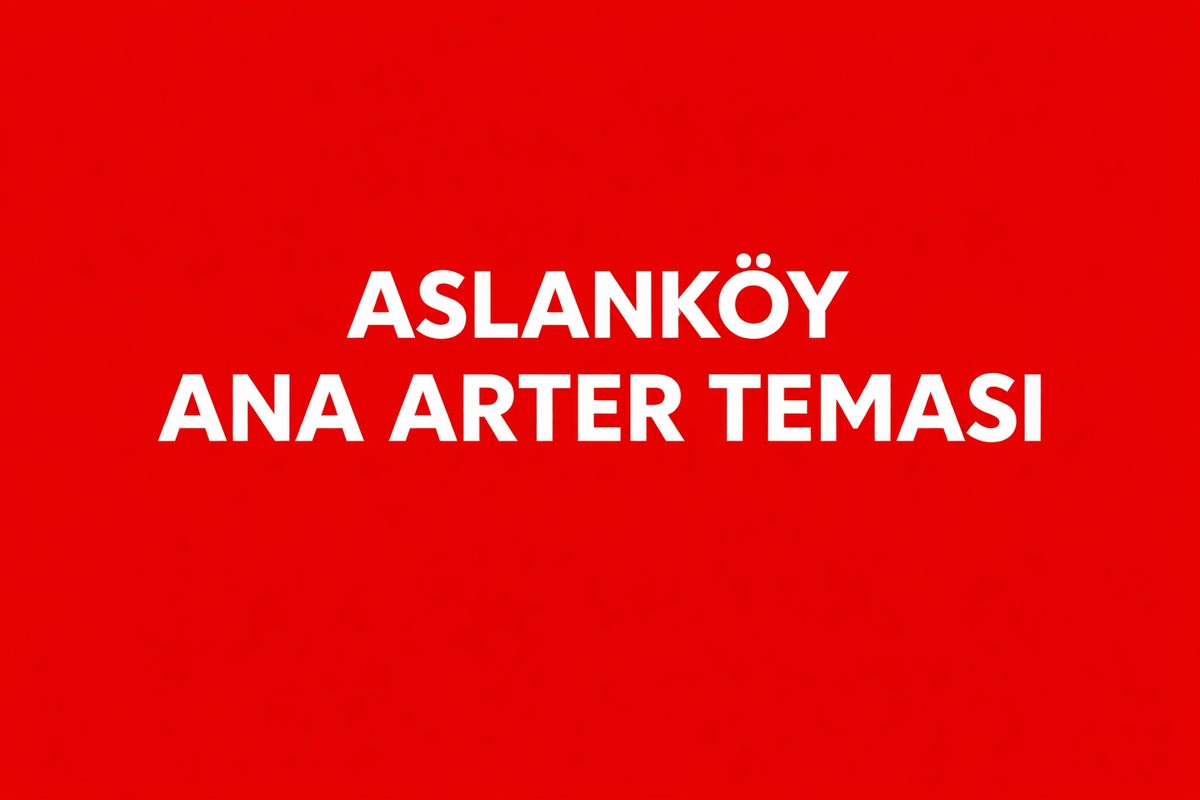 Aslanköy Akşam 18:00 Ana Yol Dönüş Pik Yoğunluğu