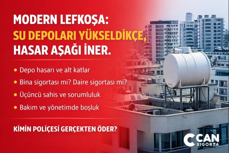 Modern Lefkoşa: Su Depoları Yükseldikçe Hasar Aşağı İner