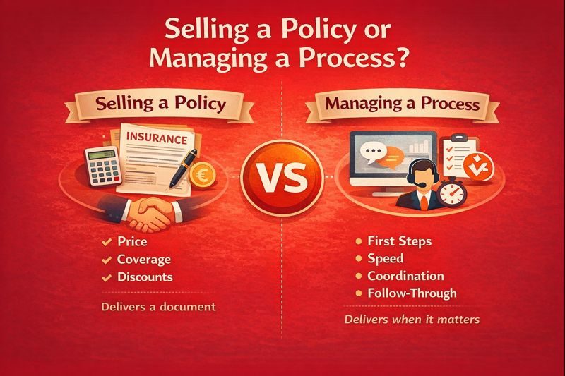 Selling a Policy or Managing a Process?