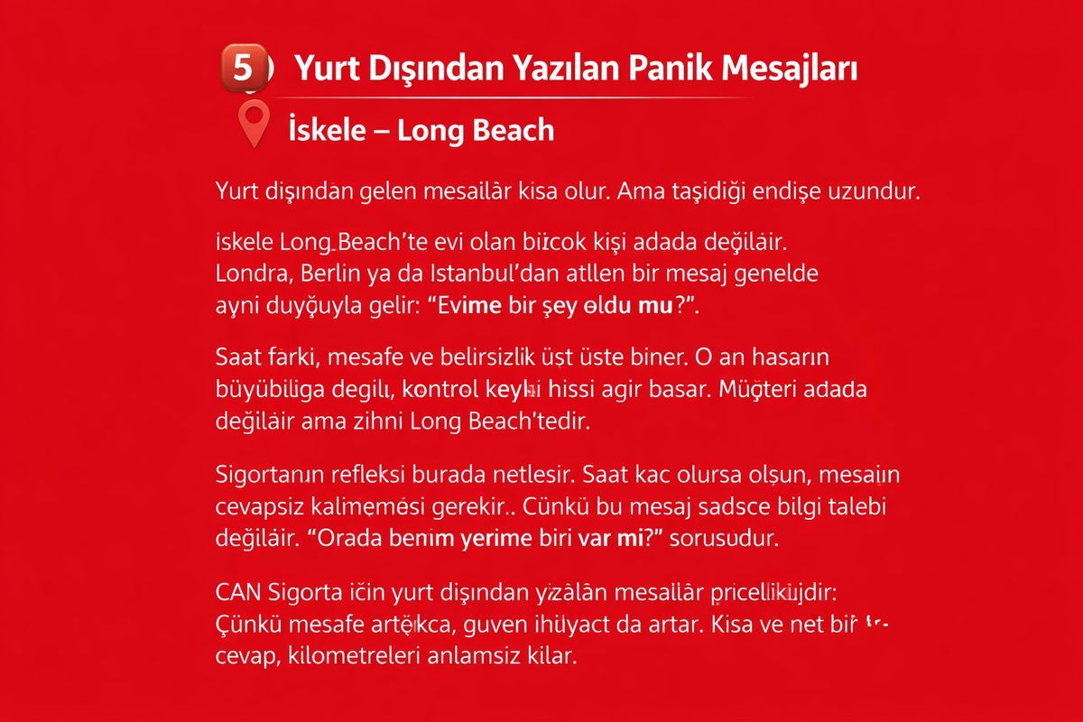 Yurt Dışından Yazılan Panik Mesajları