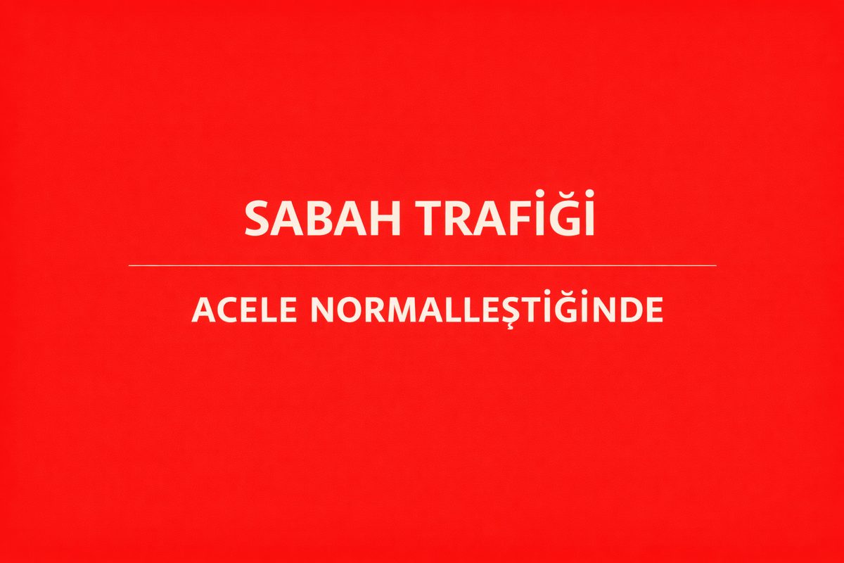 Girne Hafta İçi Sabah Trafiği: Acele Normalleştiğinde