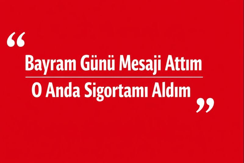 Beklemediğim Bir Bayram Sabahı