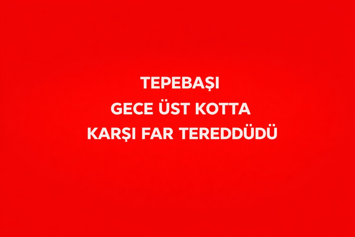 Tepebaşı – Öğlen Köy Çıkışında Asfalt–Toprak Geçişi