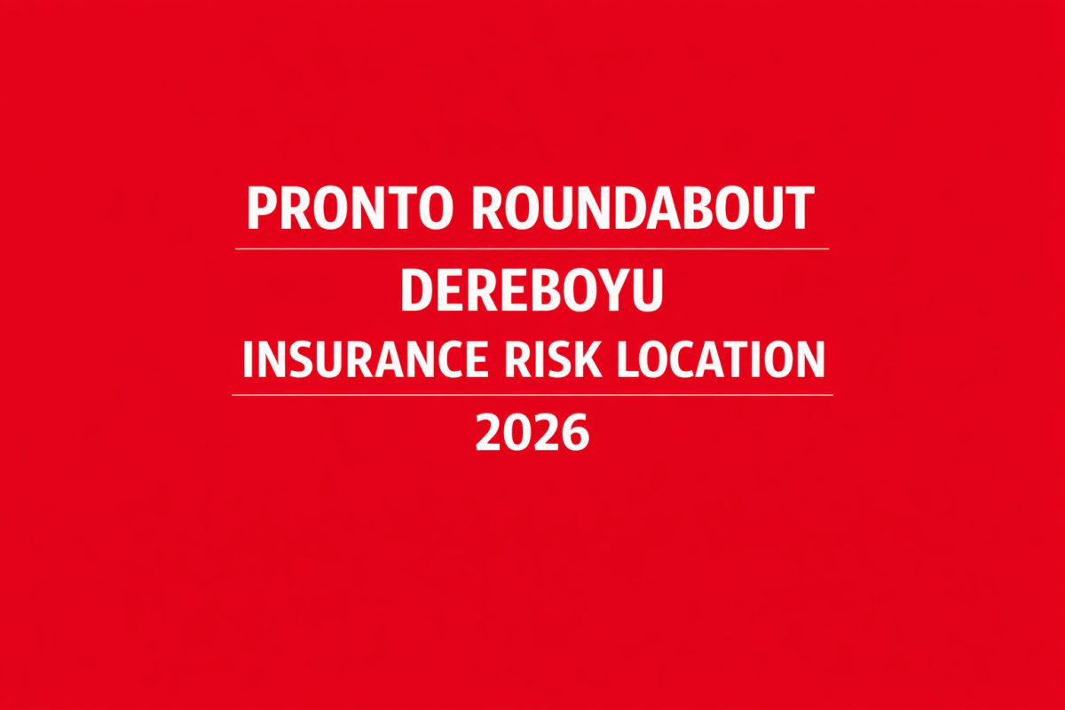 Pronto Roundabout – Dereboyu Insurance Risk Analysis 2026
